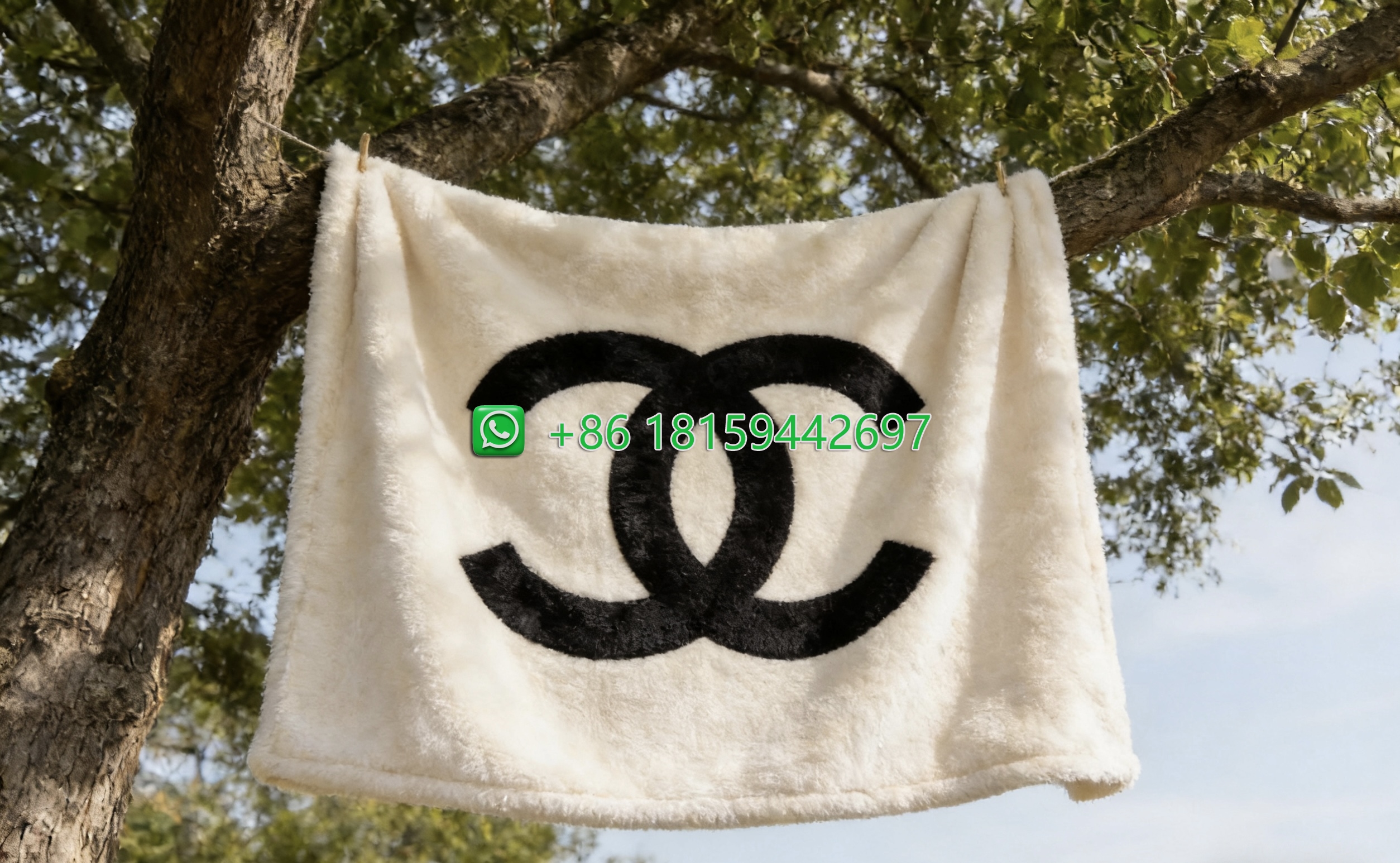 Chanel Throw Blankets